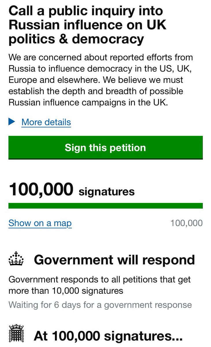 AlexProEU's tweet image. 100K signatures!

Thank you!

All sorted?

Actually, no.

So, what&apos;s next?

1/ Keep sharing! 100K achieves “considered for debate”. Let’s help them consider this debate unavoidable 

2/ Write to your MP to say you support the public inquiry

Let&apos;s go!

petition.parliament.uk/petitions/7442…