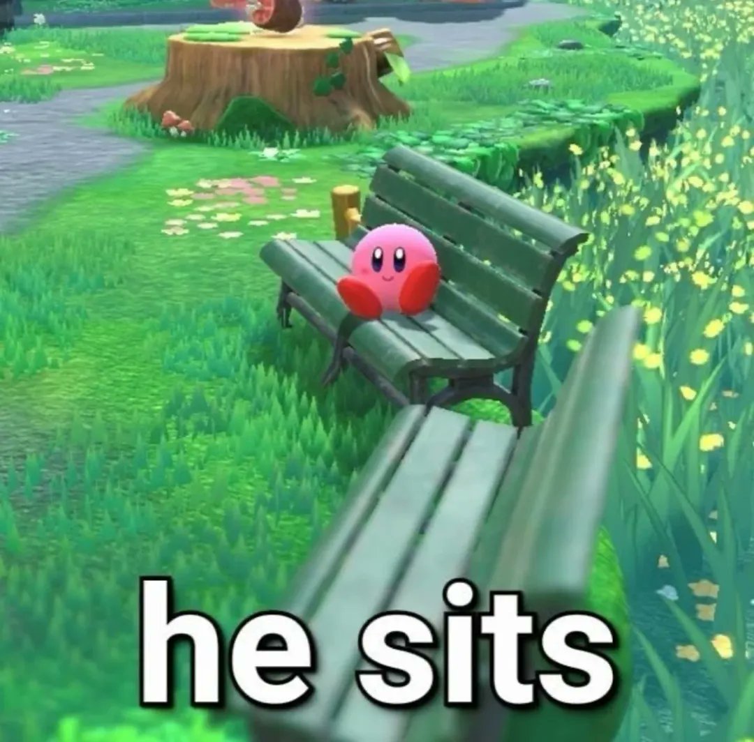 Kirby chilling🙂