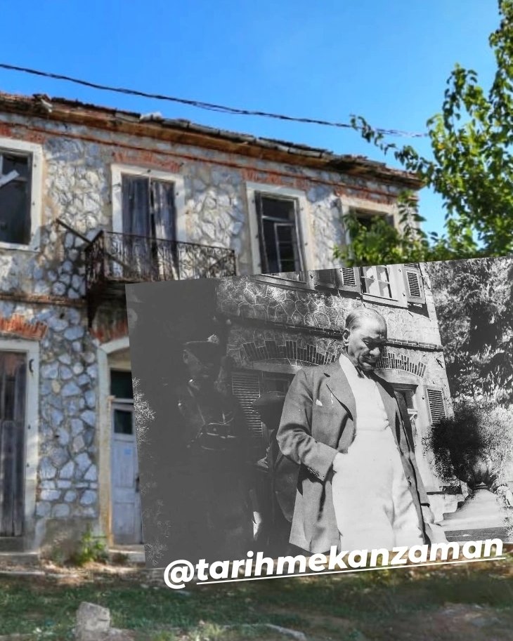 Veee Devlet demiryollarına ait, "Çamlık Atatürk Evi" olarak bilinen metruk binanın aynı açıdan görünümü <a href="/tarihmekanzaman/">TarihMekanZaman 🏛️🌍⏳</a>

#TarihMekanZaman #TarihiCoğrafya

🎞️: @ruyaerturk_ataturk_arsiv (ig)
📸: <a href="/alican06berber/">Alican Berber</a> &amp; <a href="/YksTurgut/">turgut yks</a>