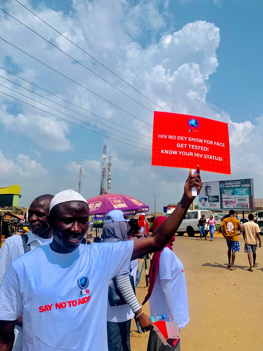 Al_Kaatibiy's tweet photo. Join us in the fight against AIDS! Let's break the stigma, promote testing, and support those living with HIV/AIDS. Together, we can make a difference! ๐คโฅ๏ธ
#WorldAIDSDay #AIDSisReal #ProtectYourself #UNILORINTeachingHospital
#UNILORIN'
ยฉ MUIZ, Badmos ๐ธโ๏ธ https://t.co/Ve7JZmr8iK