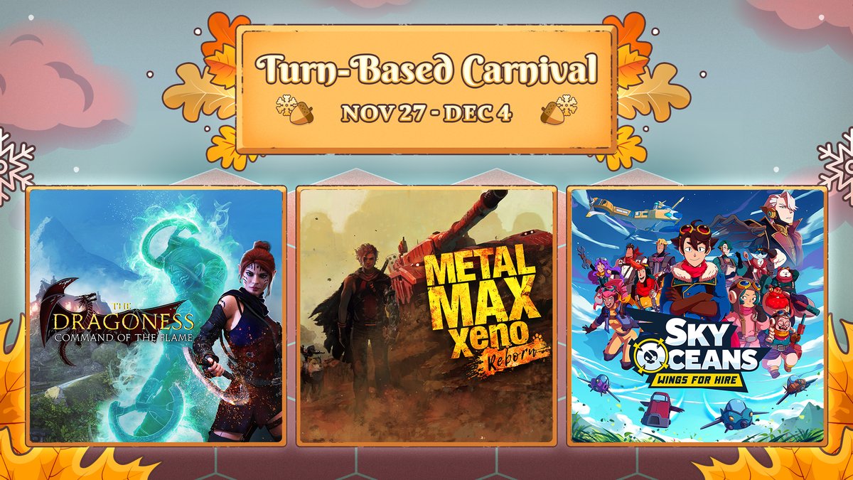 The best turn-based experiences, in an event that brings together all your favorite games, including strategy, tabletop, board, and card games! 

How amazing is that?

Check them all out here: bit.ly/4pDezc1