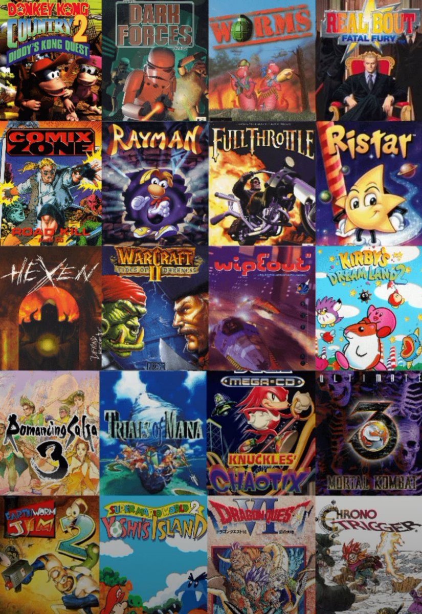 1GamewithDave1's tweet photo. What was the best game from 1995? https://t.co/eIYdxzgo8d