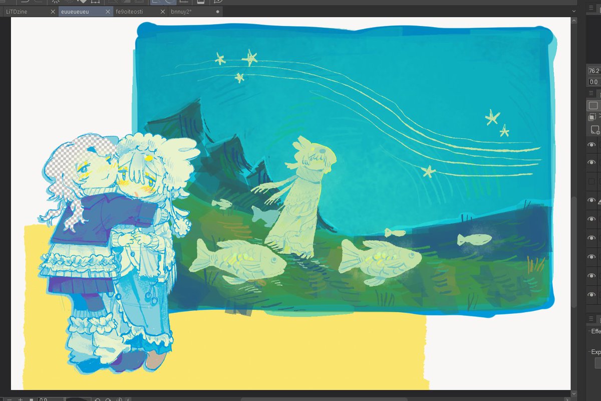 i liked that illustration doodle so i might redraw it more properly(anyway look theyre hugging arent they so cutes...)