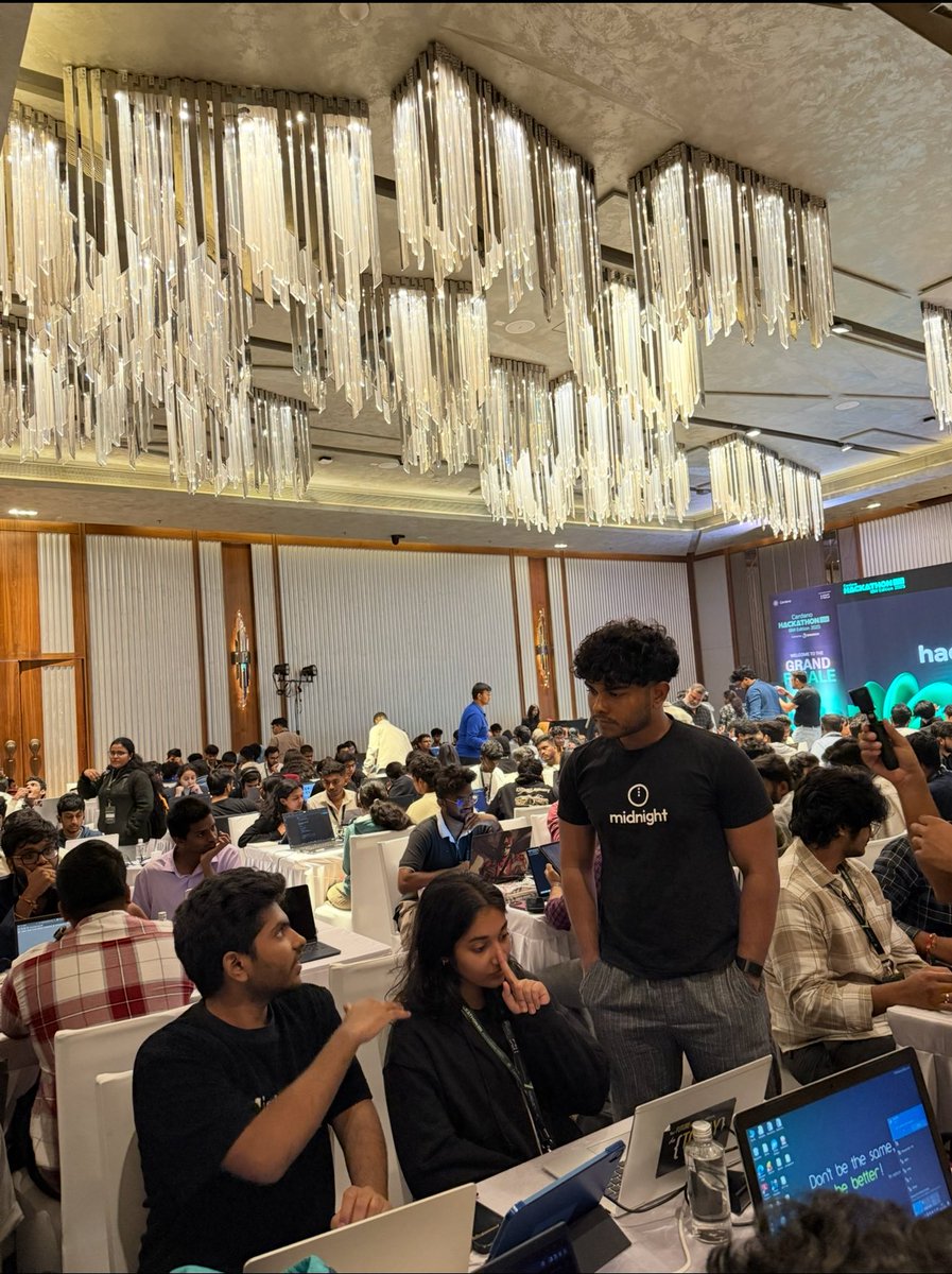 samjefree's tweet image. Insane Turnout of 400 Devs at the Cardano Hackathon Asia

Midnight track is overflowing with privacy-first projects!

Devs are loving coding in Compact, and many are saying it’s the EASIEST stack they’ve used