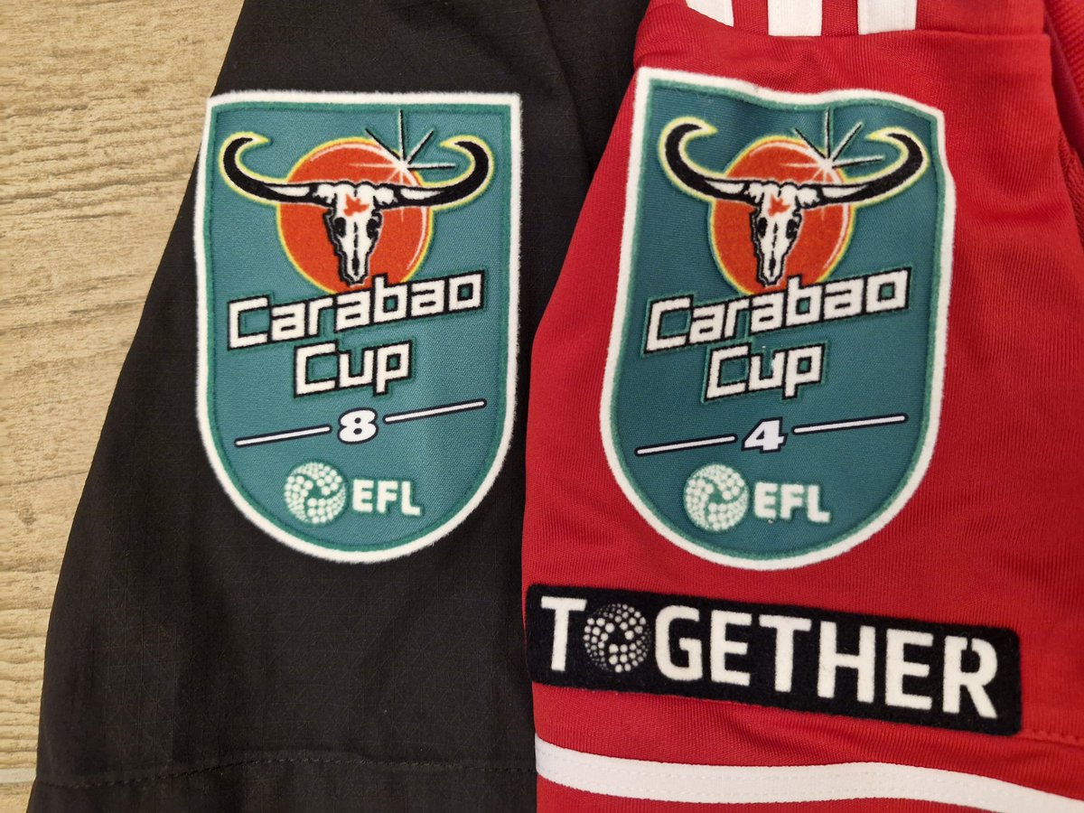 tottenhamshirts's tweet photo. What I love about the new @Carabao_Cup patch is it displays the number of wins.

2 shirts for sale. Hit me up if you spot your team below 😉 https://t.co/XaJtgHtiVs