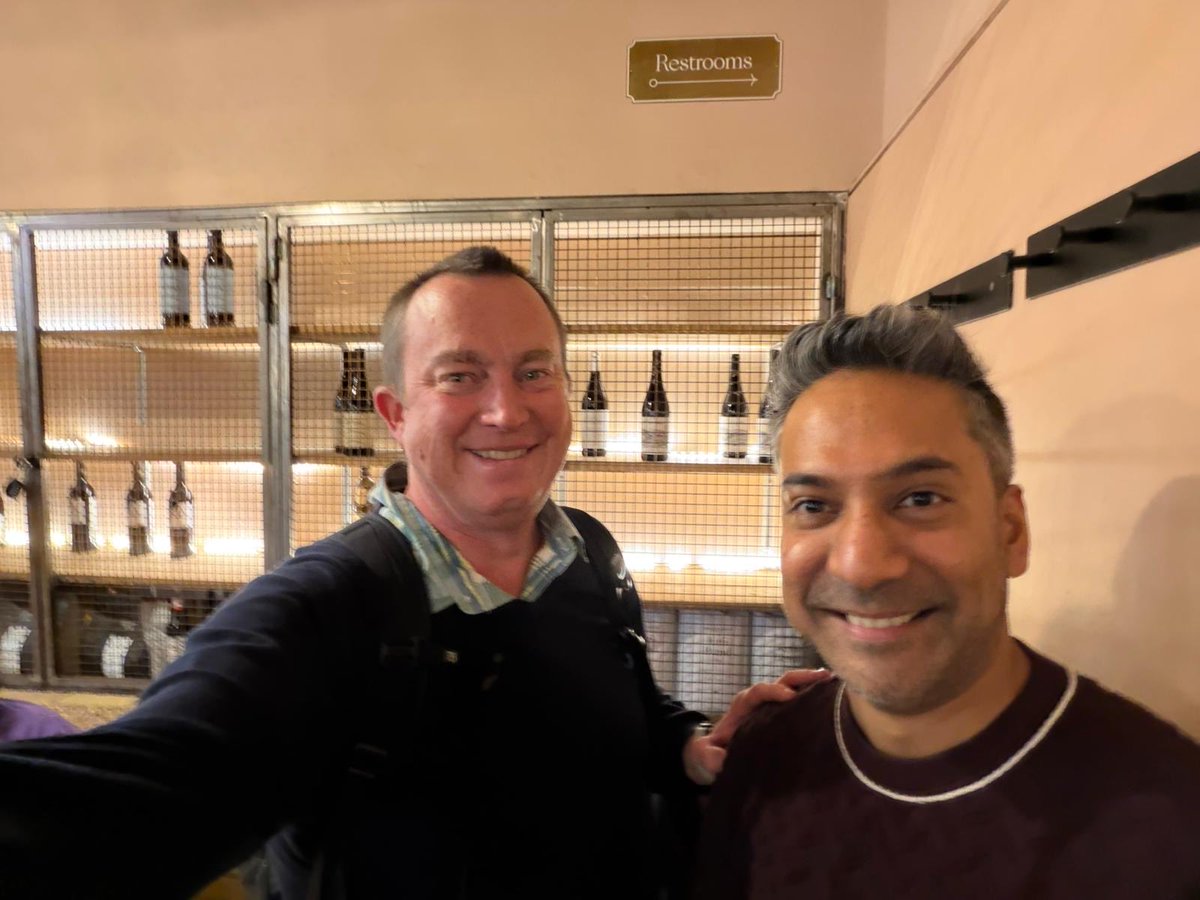 tazsingh's tweet image. I asked @erikras for a better photo of us 🤣