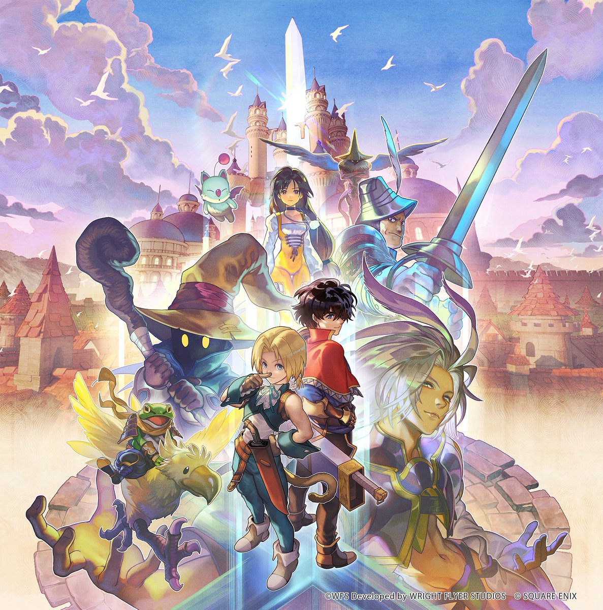 This new art of FF9 for a collaboration with “Another Eden” called “Memories of Another Sky” omg?!! 😱