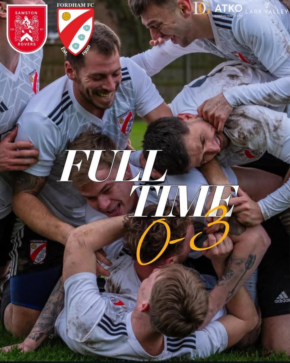 FordhamFC's tweet image. Class away performance at @SawstonRoversFC today, controlled the game for the most part and thoroughly deserves the win.
Our goalscorers 
Theo ⚽️
Jay ⚽️
Hamez ⚽️
Hamez also picking up man of the match for a brilliant midfield performance 🔴⚫️