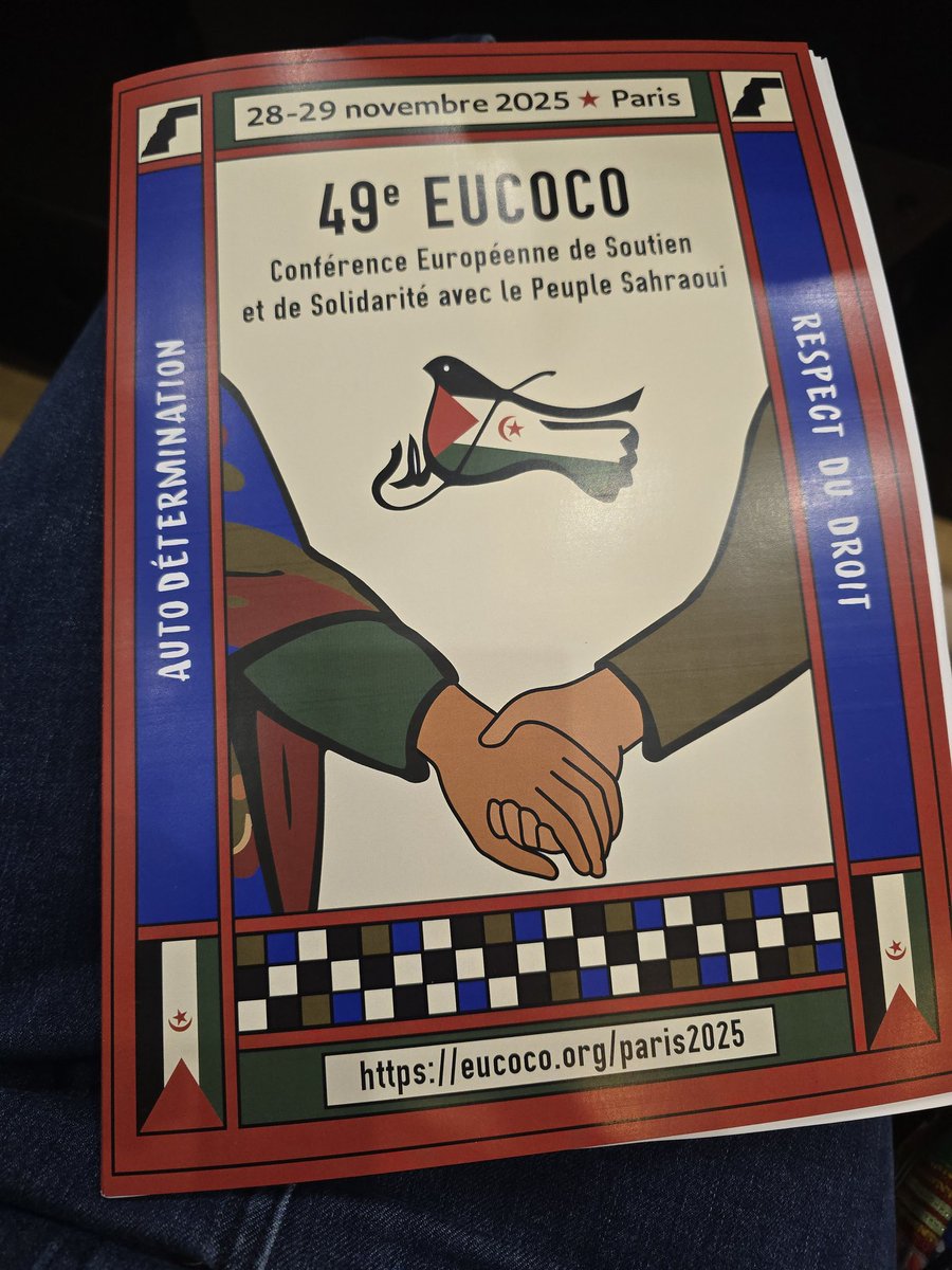Saharar Herriarekiko Elkartasuna Adierazteko Europako 49. Konferentzia.
Parisen gaude Sahararekin dugun konpromisoa berresteko.

Exigimos el cumplimiento del derecho internacional y apoyamos el derecho de autodeterminación del pueblo saharaui para decidir libremente su futuro.
