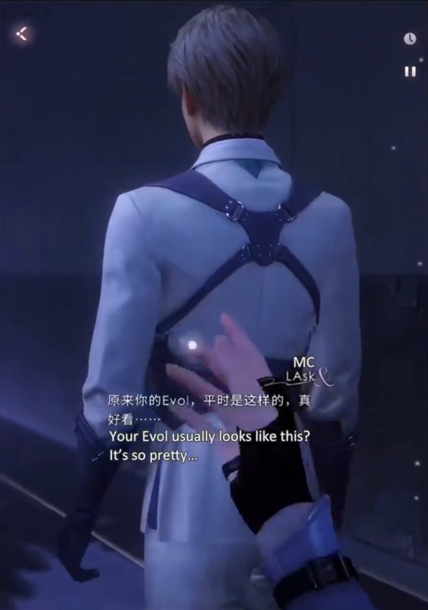 cearavs's tweet photo. A little fun fact: In beta version of lads, in this scene MC actually tells Xavier that his evol is so pretty 🥺 https://t.co/negtlFAEqT