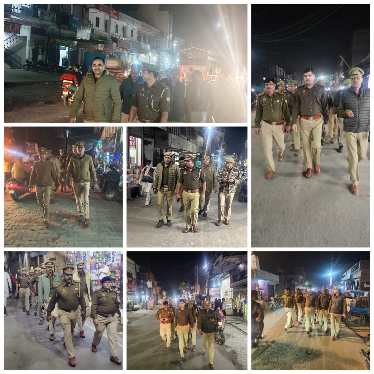 digmoradabad's tweet image. .@digmoradabad @IPSMUNIRAJ G के निर्देशन में परिक्षेत्र के समस्त जनपदों में शांति,सुरक्षा एवं कानून-व्यवस्था बनाए रखने हेतु पुलिस द्वारा बाजारो,भीड़भाड़/संवेदनशील क्षेत्रों में #FootPatrolling कर आमजन/व्यापारियों में सुरक्षा भाव जागृत किया गया। #UPPolice 
#upgovt 
#FootPatrolling