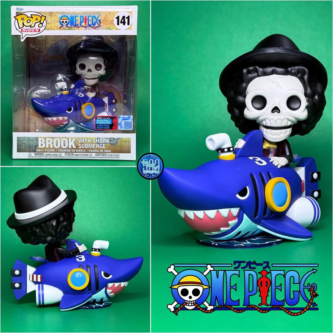 JonFunkos's tweet image. Brook with Shark Submerge! 🏴‍☠️ 

📸: @thepopsvcollectibles503 (IG)

#Funko #FunkoPop #FunkoFamily #OnePiece #Brook