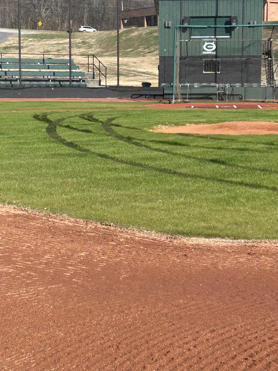 Absolutely awful to work this hard on your field, and then have someone vandalize it!