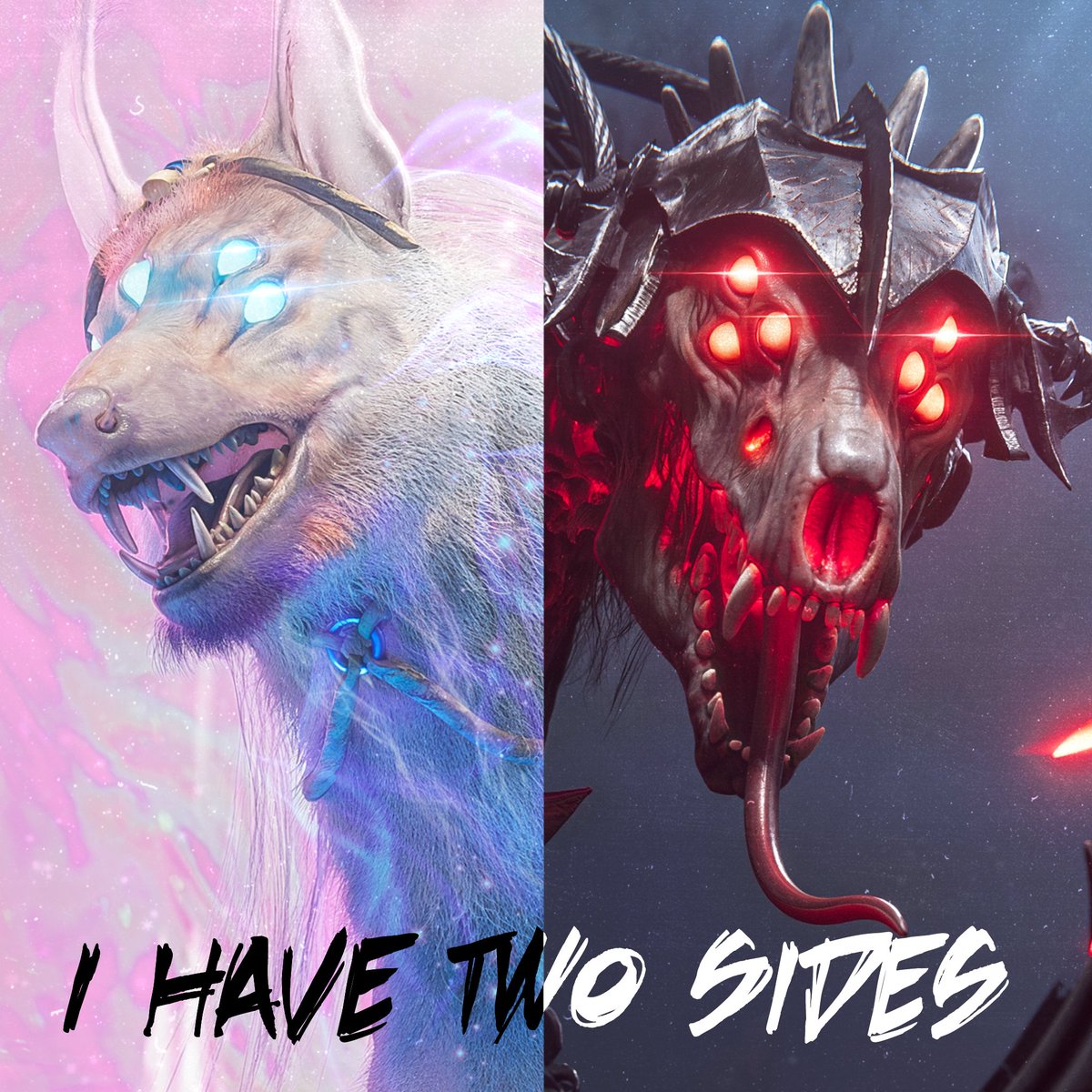 I Have Two Sides
Which side are you choosing?
Solwyn or Malwyn?

#PlayARK #ARKSurvivalAscended #ARK
