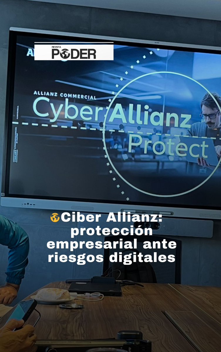 RevistaPODERcol's tweet image. #noticiaspoder/El proyecto Ciber #Allianz explica cómo su póliza permite identificar vulnerabilidades, responder a ataques y fortalecer la protección digital que hoy exige cualquier empresa.#RevistaPoder