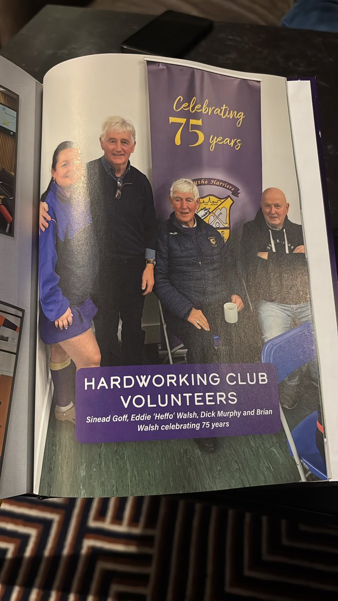 If you are looking for a nice stocking-filler as a Christmas present, there are still some remaining copies of our book “Faythe Harriers - Celebrating 75 Years” for sale. It would make a fantastic present for a loved one with an interest in the the club or the game of hurling 1/2