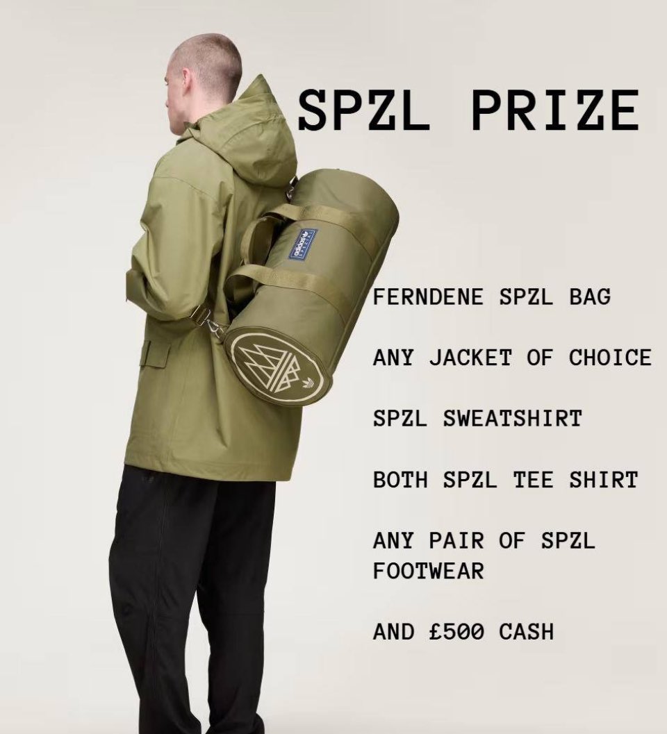 man_savings's tweet image. Heads up for those who aren’t on our community groups. 

We launched the new adidas SPZL Bundle comp earlier   ⚡

The Prize : 

adidas Ferndene SPZL Bag

adidas SPZL Sweatshirt. 

Both SPZL tee shirts

Choice of SPZL footwear. 

£500 cash 

And a choice of either the Sunnyhurst…