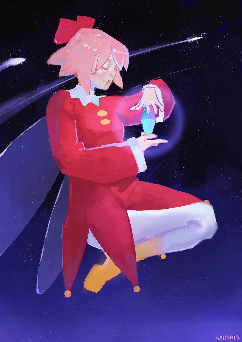 Crystal Wishes for the #VGen November Challenge, inspired by Ribbon from Kirby 64 💖

#kirby #kirby64 #illustration