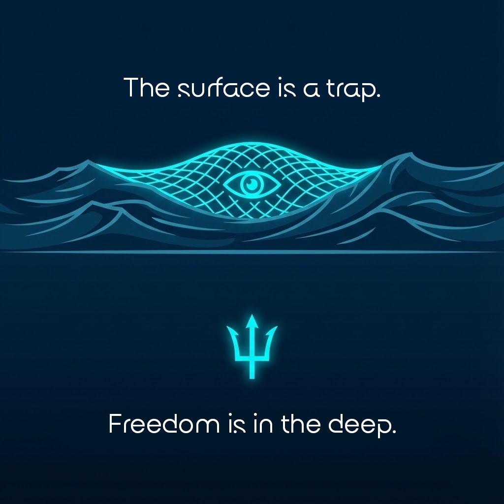 True freedom requires depth. Freedom is not just the ability to move. It is the ability to move unobserved.