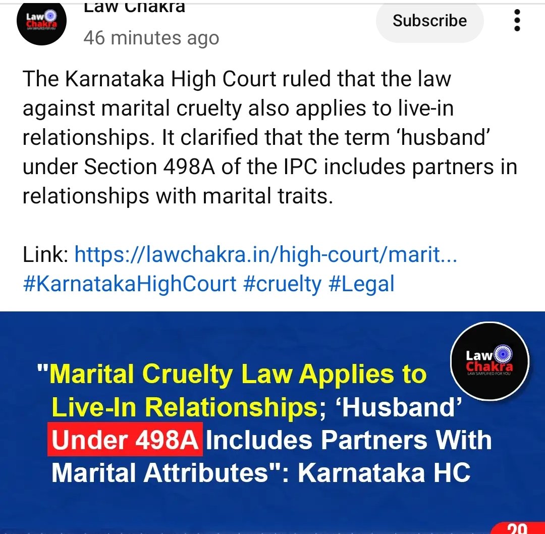 isathya1's tweet image. Mialord one advice: as you are creating your own laws as per your whims and fancies. Please create one more law that every case filed by a woman is assumed to be true, as per your assumption convict the accused. So that you can be free from 5cr cases.