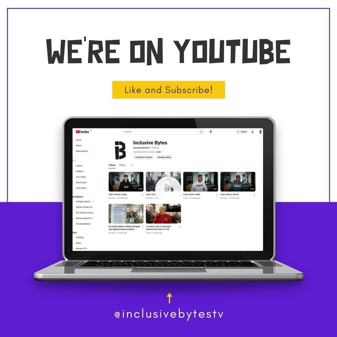 InclusiveBytes's tweet image. Binge-worthy? Maybe. Uplifting? Definitely. Check out our latest workshops and projects now → youtube.com/@InclusiveByte… #CommunityTech #InclusiveBytes