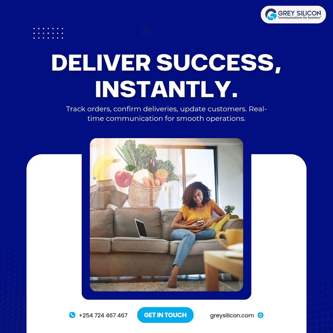 greysilicon47's tweet image. Elevate your logistics communication. We empower seamless package tracking and instant customer confirmations, ensuring every delivery journey is transparent and efficient. Future-proof your operations with reliable messaging.

#LogisticsTech
#MobileMessaging