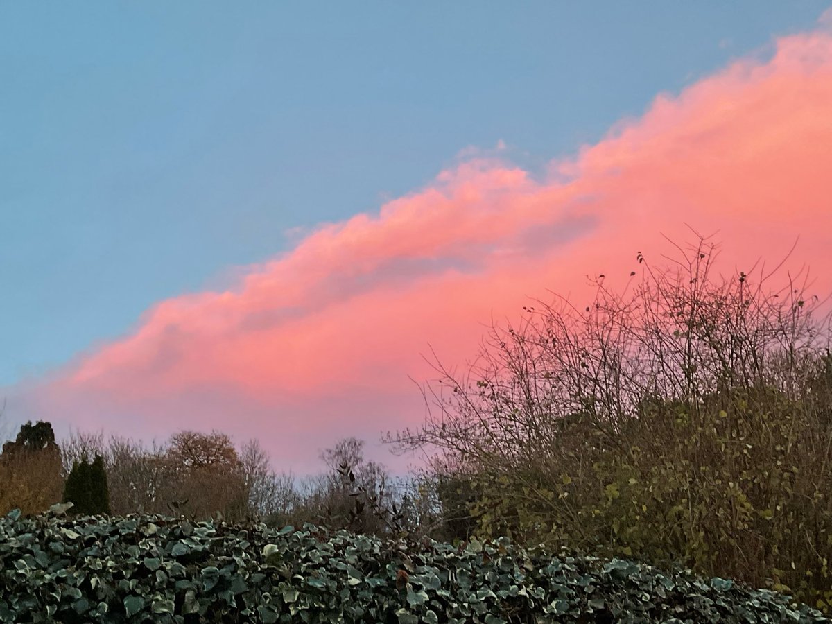 skylark22BHC1's tweet photo. The most wonderful pink, blue and gold sky all around just now here in Keston! #keston #loceukweather #saturdaysunset @metoffice @bbcweather @itvweather @SallyWeather https://t.co/s8tcbXVjn6
