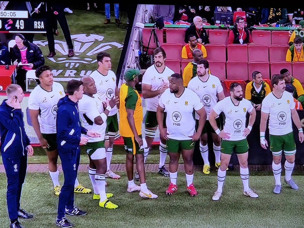 jpstafford's tweet image. SA on the ropes and they call in back up. #WALvRSA.