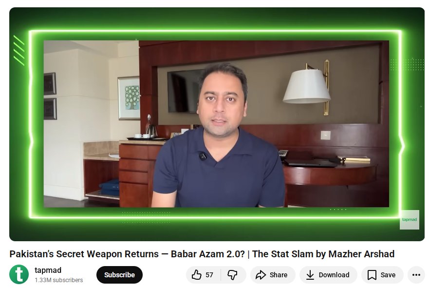 Pakistan's secret weapon Babar Azam 2.0 without the pressure of another anchor in T20s in Rawalpindi since this tweet

0(2) v SA
0(3) v Zim
16(22) v SL
74(52) v Zim
0(2) v SL
37*(34) v SL

7 Inns
 127 runs
 25.4 Avg
 110.4 Strike Rate 🥶🥶🥶