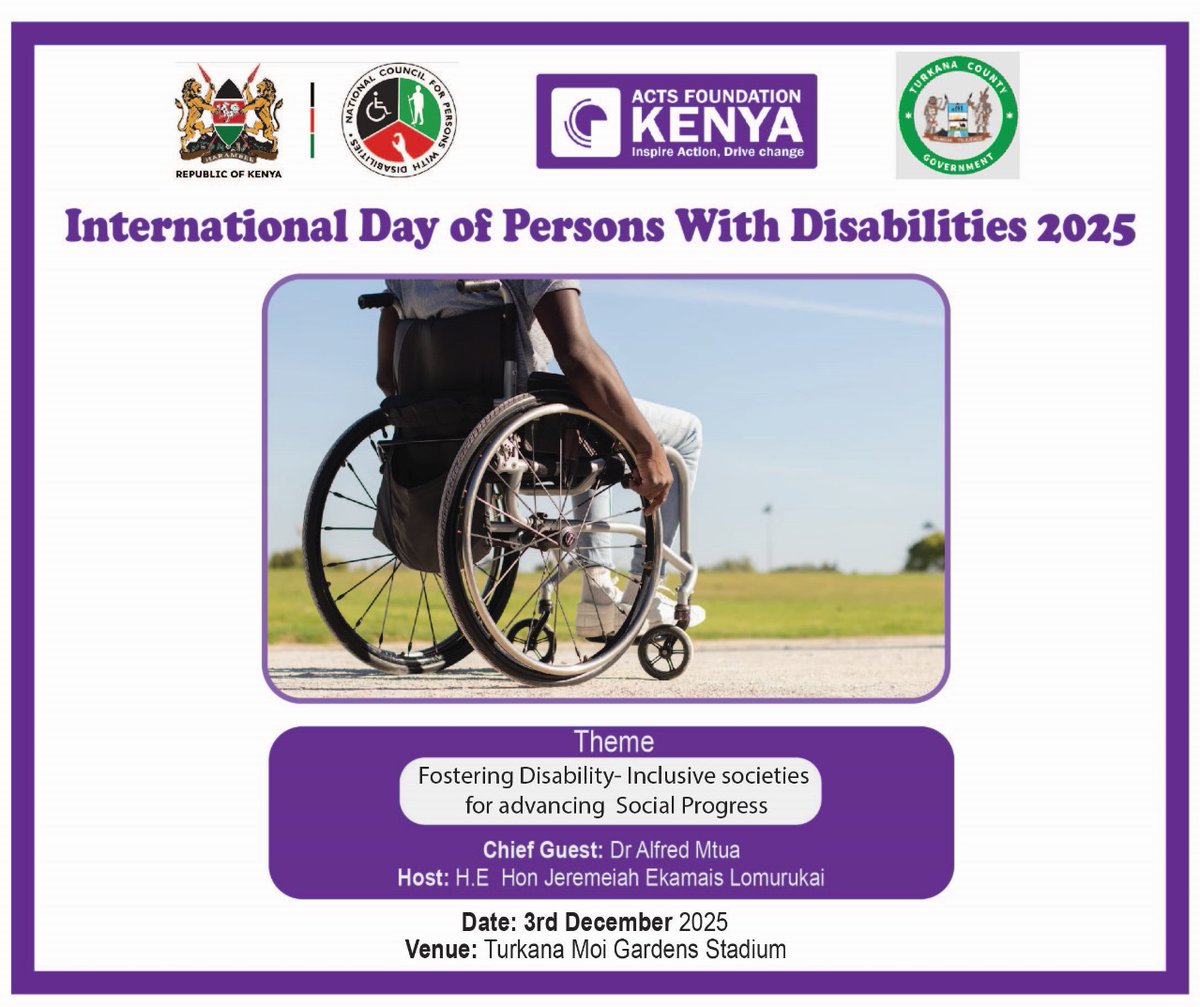 On #IDPD2025, <a href="/ACTsFoundKE/">ACTs Foundation KE</a> stands for inclusion, dignity, and equal access. No child or caregiver should be left behind. Together, let’s build inclusive spaces for all. <a href="/Ncpwds/">ncpwds</a> <a href="/JahnetChela/">Janet Chelangat</a> <a href="/Ady_dave/">Dave_Ady</a> <a href="/EwoEwoi/">ebei benson ewoi</a> <a href="/khalee_rebirth/">Richard E. Mtango</a> <a href="/Kibitok_254/">Kibitok Emmanuel</a> <a href="/tundehundeyin/">Tunde Alabi-Hundeyin II</a> <a href="/RickySumbu/">Hassan Sumbu</a>