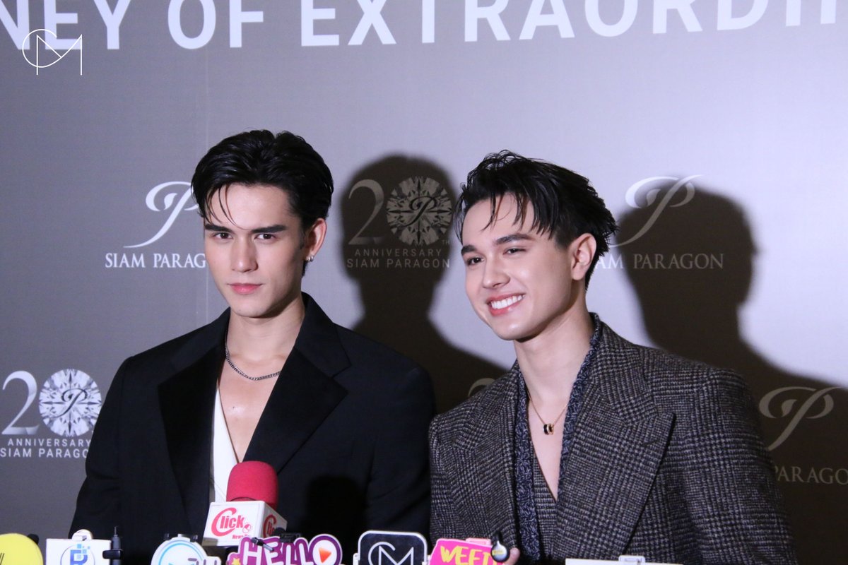 CM2Connect's tweet image. “เทศน์ - ไมกี้” ช่วงสัมภาษณ์ในงาน &quot;Siam Paragon 20th Anniversary: A Journey of Extraordinary Dreams&quot; 

MIKEY AT SIAM PARAGON
TATE AT SIAM PARAGON

#SiamParagon20thAnniversaryxMikey
#SiamParagon20thAnniversaryxTate 
#ไมกี้ปณิธาน #mikepanitan
#เทศน์ไมรอน #TateMyron