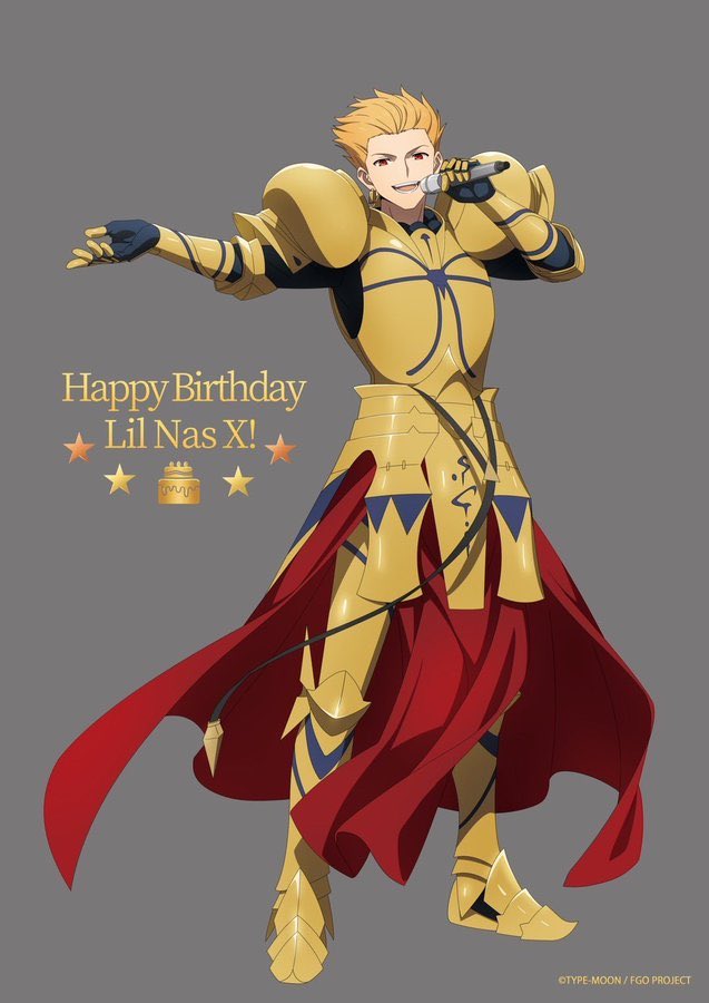 PriscyllaArt's tweet image. Don’t forget about that time FGO officially wished Lil Nas X a happy birthday because of this 🔥