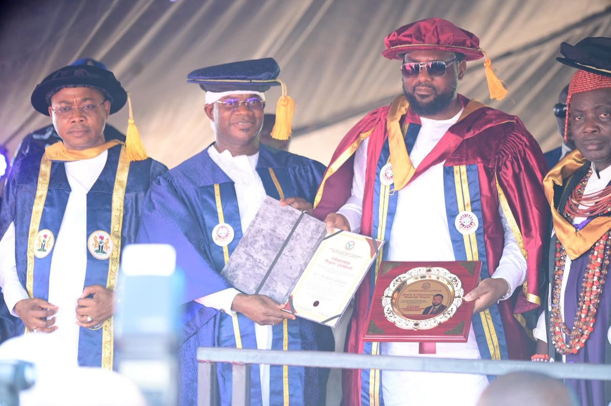 Dr_A_Mustapha's tweet photo. I am deeply honoured to receive an Honorary Doctorate Degree of Engineering (D.Eng., Honoris Causa) from Confluence University of Science and Technology (CUSTECH), Osara, during its maiden joint convocation ceremony. This recognition inspires me to continue advancing Nigeria’s energy sector and promoting sustainable development through science, technology, and innovation.

I thank Governor @OfficialOAU, former Governor @OfficialGYBKogi, the University Chancellor, and the Vice-Chancellor, Engr. Prof. Abdulrahman Asipita Salawu, for this esteemed award. Together with my directors at the Energy Commission of Nigeria, I remain committed to driving technology and innovation, particularly in renewable energy, and strengthening partnerships that create lasting impact across our nation.

__ DAM