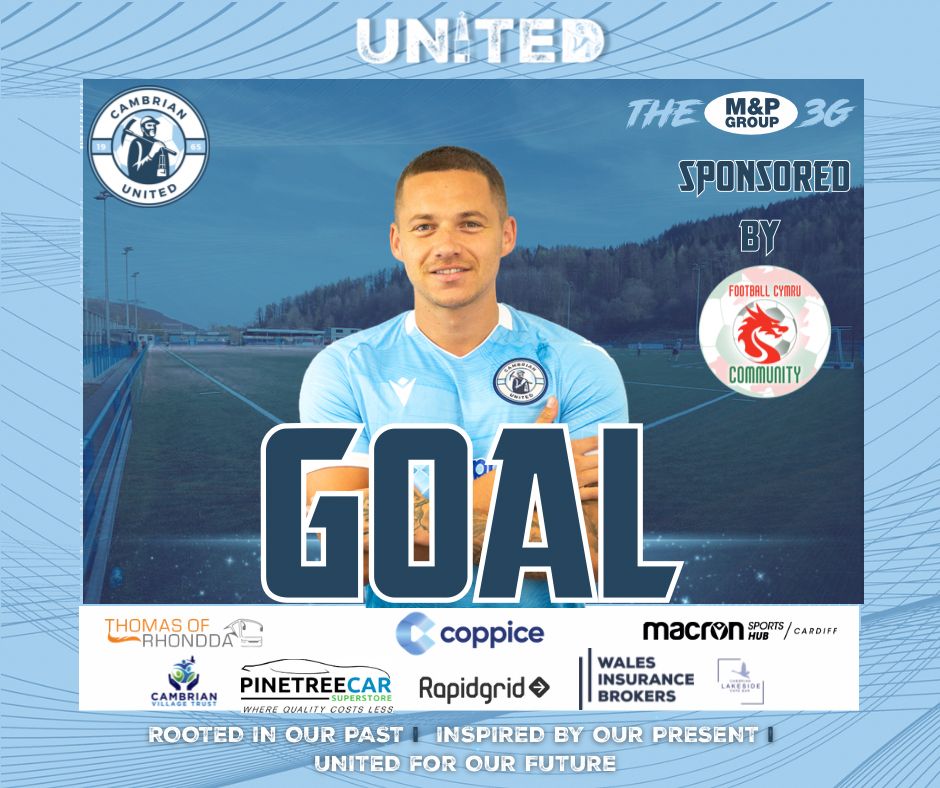 CamUtdMen's tweet image. GOAL!
Callum Bateman fires Cambrian ahead! 💙

#CamArmy 💙 #MatchUpdate #CymruSouth #Goal