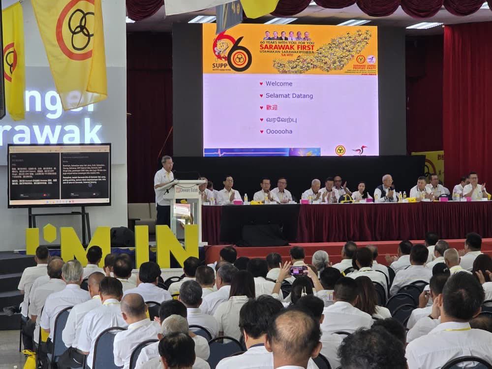 simkuihian's tweet image. SUPP annual delegates conference (#ADC) 2025 

Warmest welcome to all the delegates throughout Sarawak to Kuching.  

Sa’ati ☝️
#SarawakFirst
#jagasarawakbait2
Skh🐝