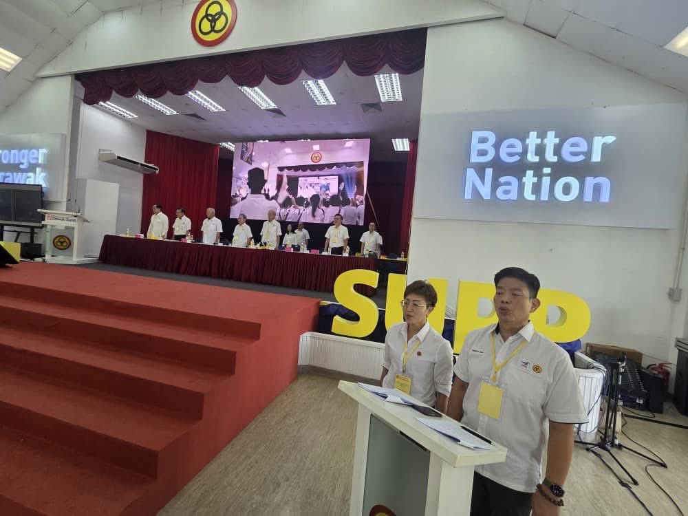 simkuihian's tweet image. SUPP annual delegates conference (#ADC) 2025 

Warmest welcome to all the delegates throughout Sarawak to Kuching.  

Sa’ati ☝️
#SarawakFirst
#jagasarawakbait2
Skh🐝