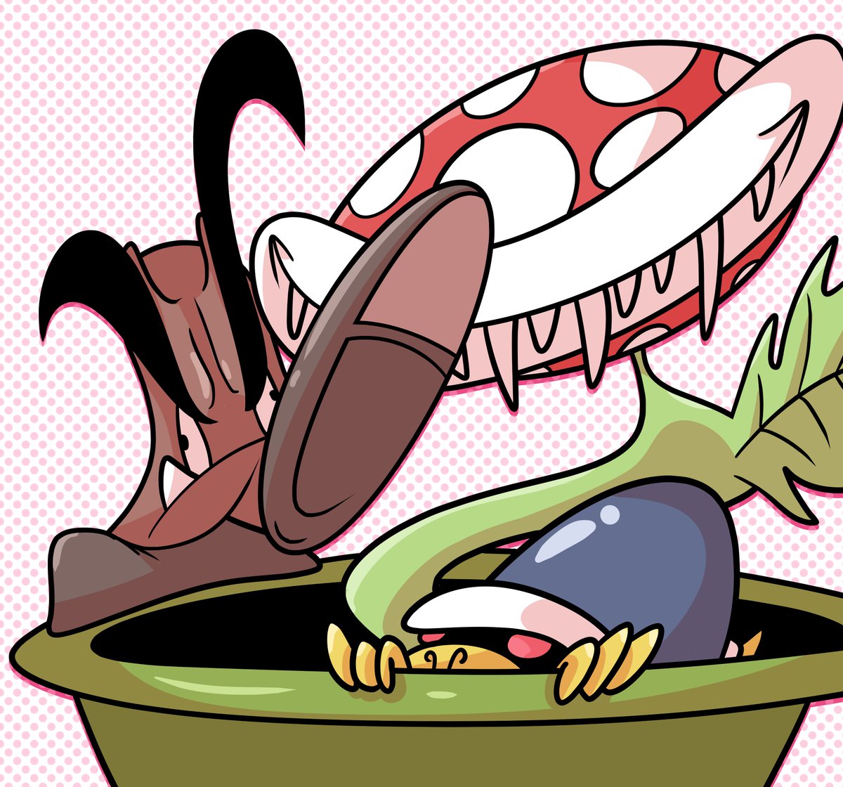 old drawings of enemies from Super Luigi™