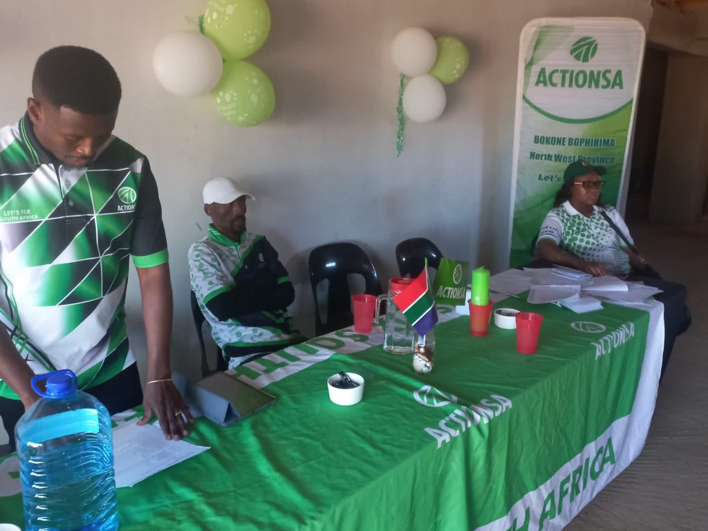 Today 🌱 We successfully launched the ActionSANW branch in Ward 14, Bojanala East! Together, we're making NW greener every day. 🌍💚 Let's keep pushing for a sustainable future! #ActionSANW #BojanalaEast #GoGreen