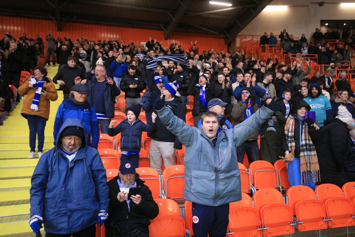 ReadingFC's tweet image. What a day! Thank you for your tremendous support on the road. From minute 1 you stuck with us, and you got what you deserved. 3 goals, 3 points, have a great evening Royals! 💙