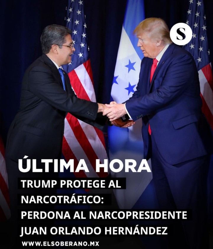 Mamertos0's tweet image. Esto es una invitación de Donald Trump para que los narcotraficantes se metan en la política, no importa cuánta cocaína lleven a EEUU lo más importante es que sean bien derechistas.