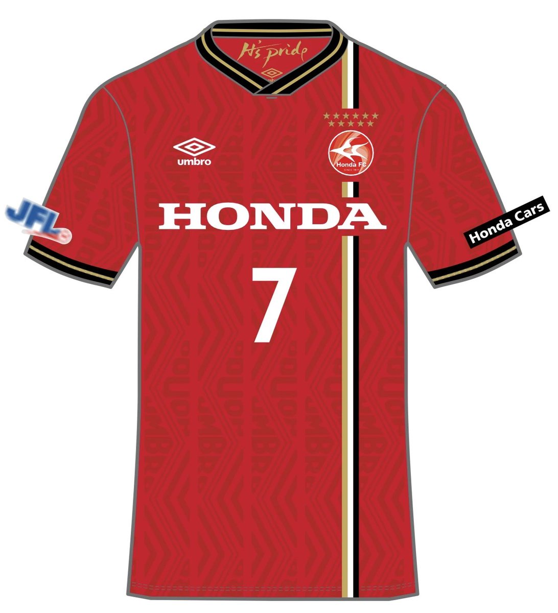 HONDA FC サッカー　ユニフォーム HONDA FC サッカー　ユニフォーム