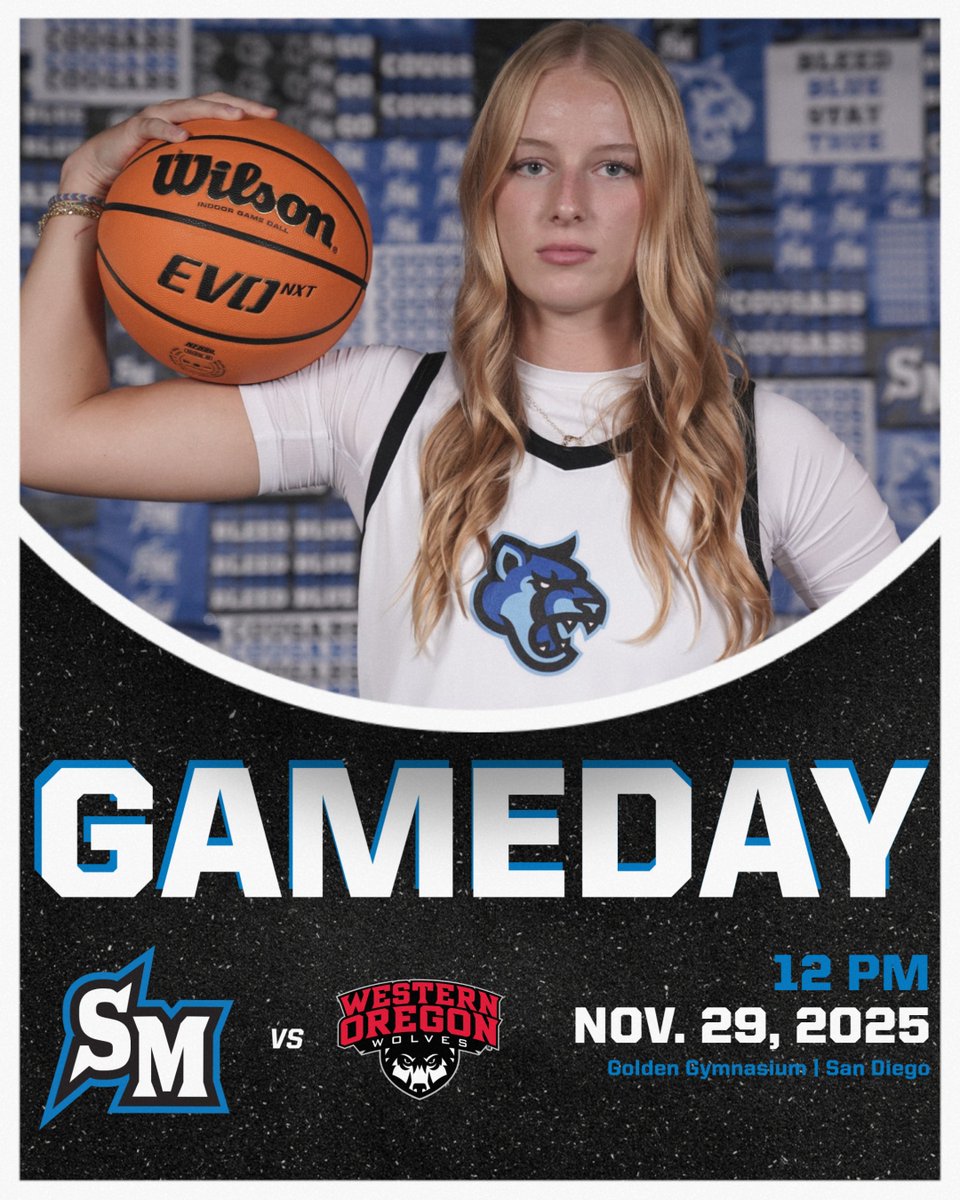 CSUSM_WBB's tweet image. It&apos;s GAMEDAY in San Diego!
#BleedBlue

🕓  12 PM   
🆚  Western Oregon
📍  Golden Gymnasium (Point Loma Campus)
📊 plnusealions.com/sidearmstats/w…
📺 pacwestnetwork.tv/pointloma/