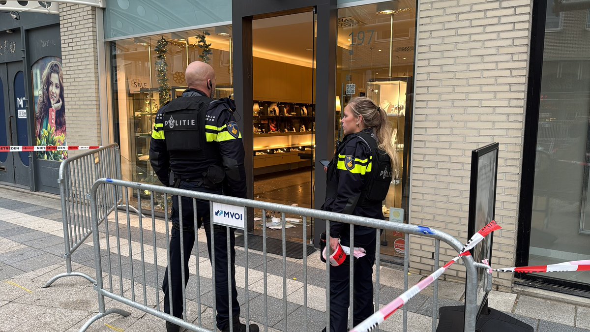Gewapende overval bij juwelier Van der Kooij in Vlissingen