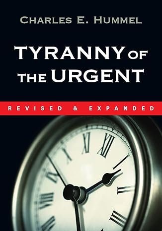 “I have come to realize that I am the indispensable person only until the moment I say no.” That's from Charles Hummel's 31-page poke-in-the-ribs, "Tyranny of the Urgent," from <a href="/ivpress/">InterVarsity Press</a>. Read my review: pailsincomparison.blogspot.com/2025/11/tyrann…