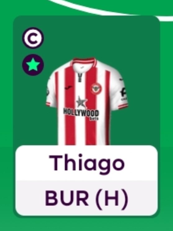 FPL_KiwiBee's tweet photo. THIAGO! Triple captain... https://t.co/sdDGbnU0Qy