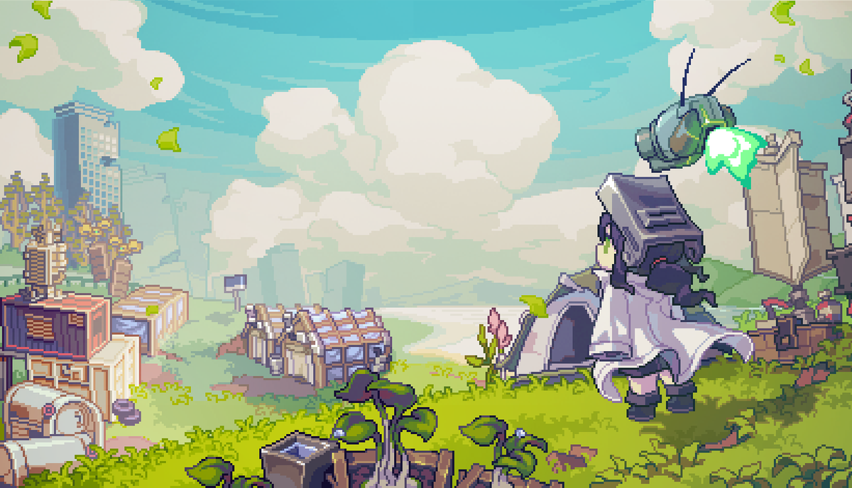 Post-apocalyptic world in Doloc Town
#pixelart #RedSawGamesStudio #indiegame