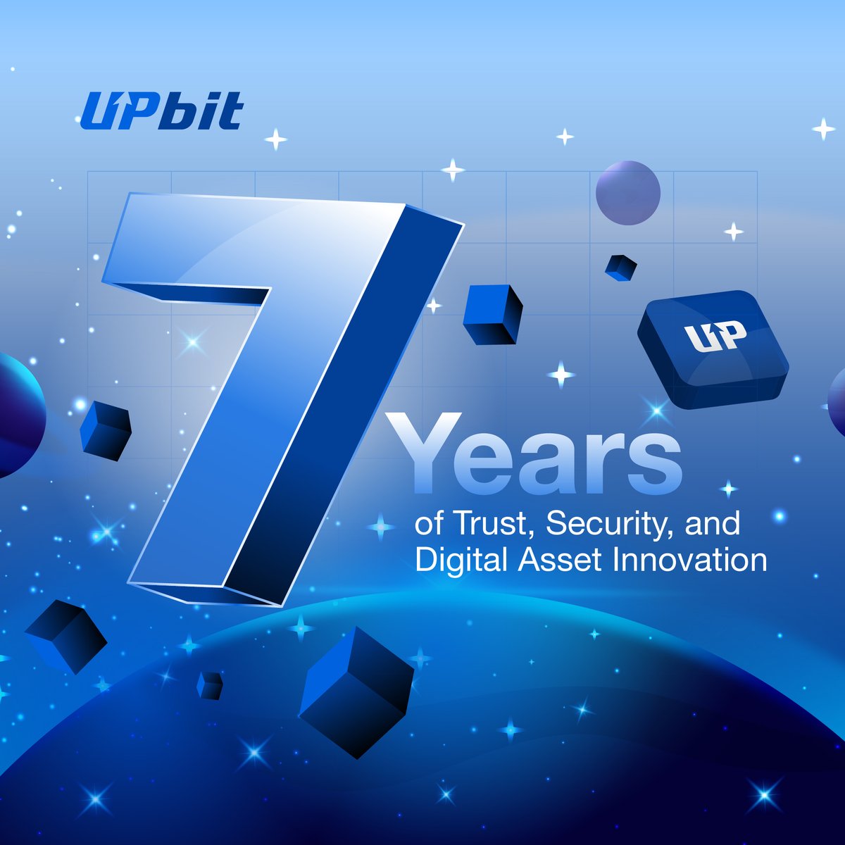 Mencapai 7 tahun bukan hanya tentang waktu, tapi tentang kepercayaan yang dibangun, keamanan yang dijaga, dan inovasi yang terus dikembangkan.
Terima kasih telah bertumbuh bersama Upbit Indonesia.
Kami terus berkomitmen menghadirkan masa depan kripto yang lebih aman, mudah, dan