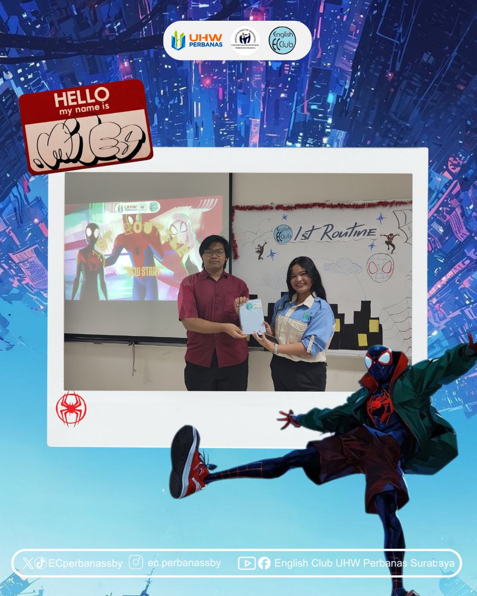 ECperbanasby's tweet photo. 🕷️ 1ST ROUTINE 2025/2026 🕷️

Hello guys🙌🏻

Welcome to the family of English Club🤩
So happy to see all of you joining our very first routine this year!!

Thank you to everyone who came and participated in our 1st Routine✨

🔊 English Club?
#KeepSayingItInEnglish https://t.co/pF6olekL2W