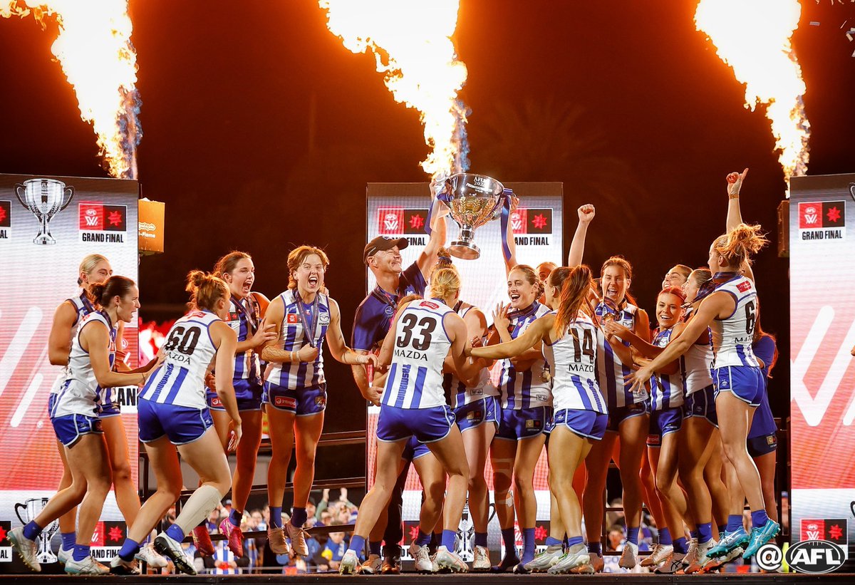 North Melbourne, North Melbourne 🦘🏆 #AFLWGF