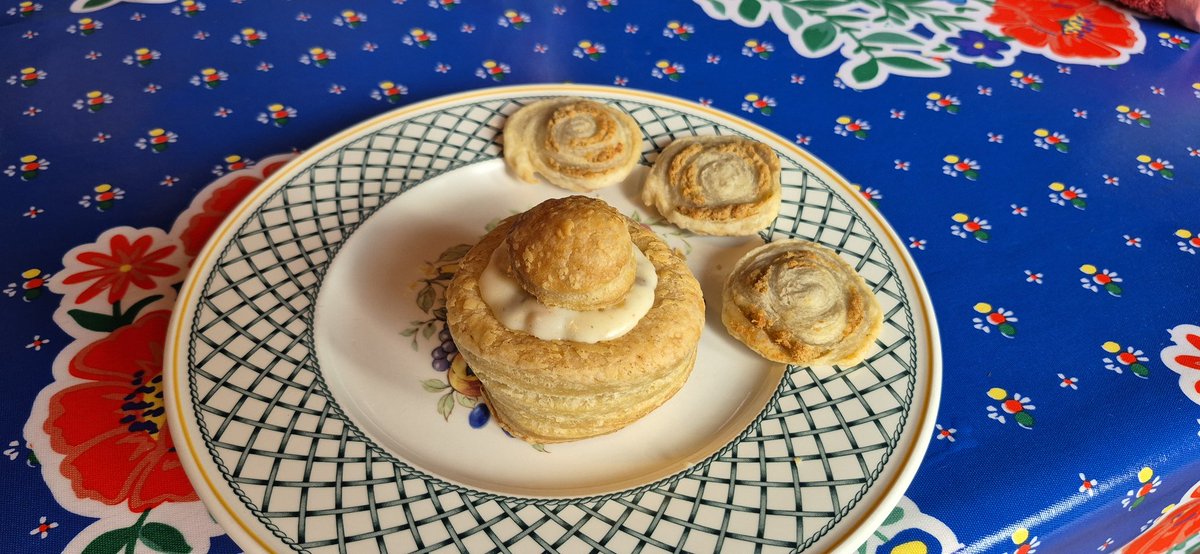 Bouchée à la reine à  la pâte feuilleté maison